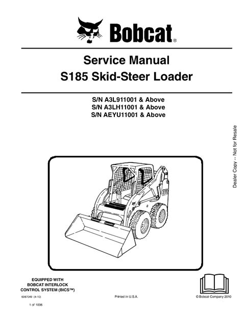 skid steer bobcat lookup s185|bobcat s185 skid steer manual.